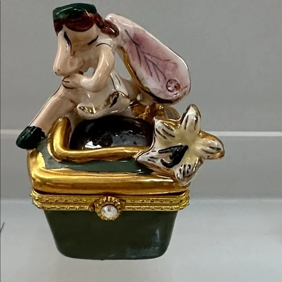 Clay works Fairy Tales 2003 Casablanca by Heather Goldminc fairy trinket box Y2K - Picture 6 of 11
